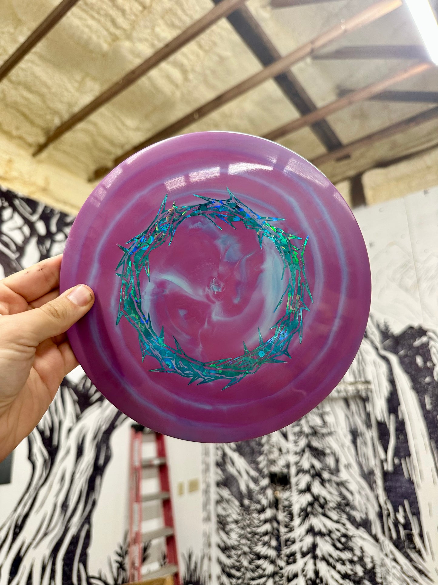FD - Swirly S-Line - Crown of Thorns Stamp