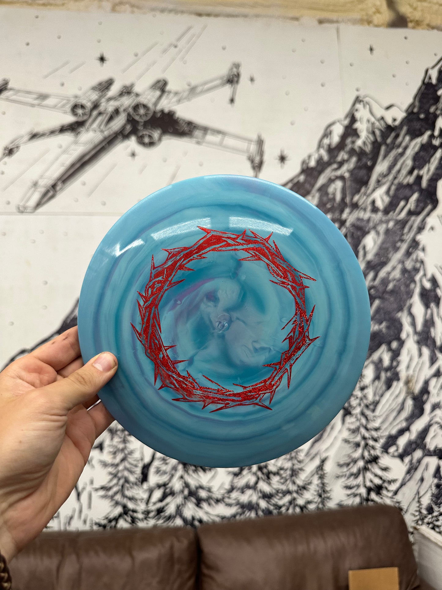 FD - Swirly S-Line - Crown of Thorns Stamp